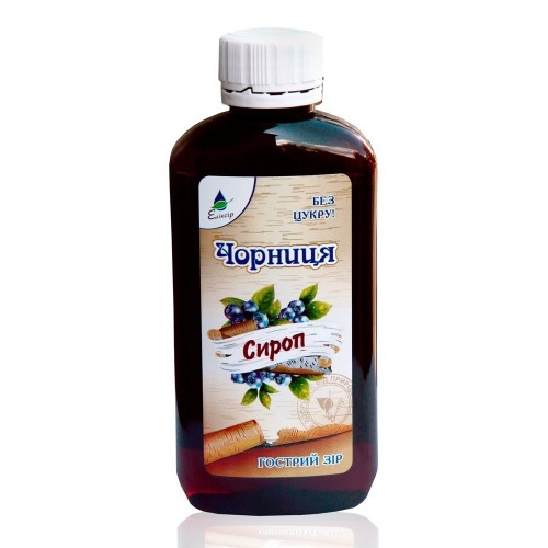 Сироп "Черника" фото