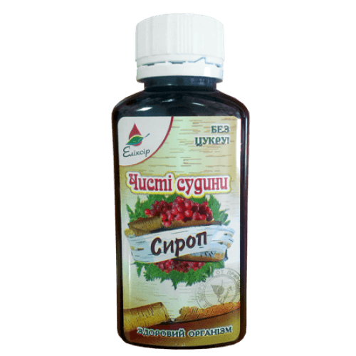 Сироп "Чистые сосуды" фото