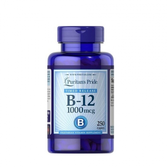 Vitamin B-12 1000mcg 250 Tabs, Puritans Pride картинка Vitamin B-12 1000mcg 250 Tabs, Puritans Pride фото