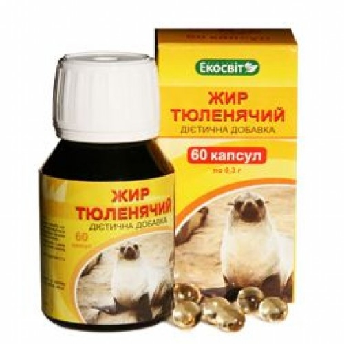 Жир тюлений №60 (Экосвит Ойл) картинка Жир тюлений №60 (Экосвит Ойл) фото