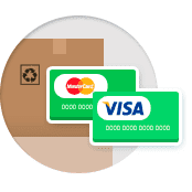 Оплата VISA и MasterCard