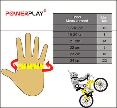 Размер Перчатки HIT full finger - L, PowerPlay